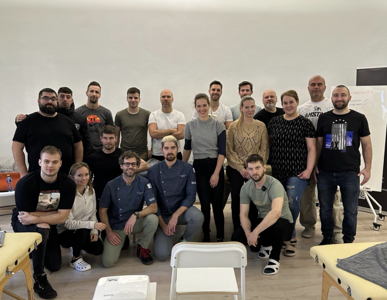 Cervical spine adjustment, Bratislava (Slovakia). Dicembre 2023
